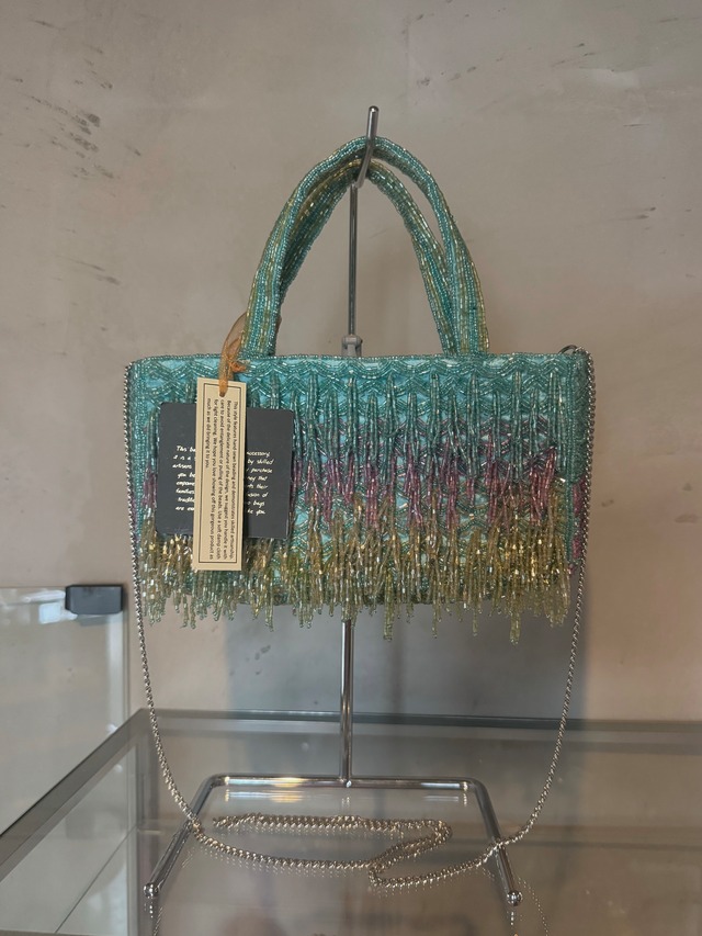 made in India handmade kirakira chain bag