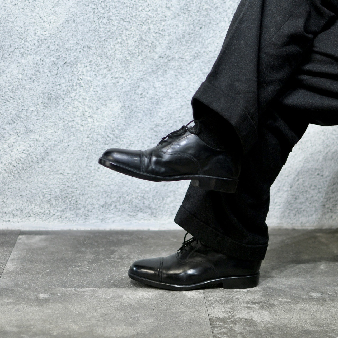 British military leather dress shoes