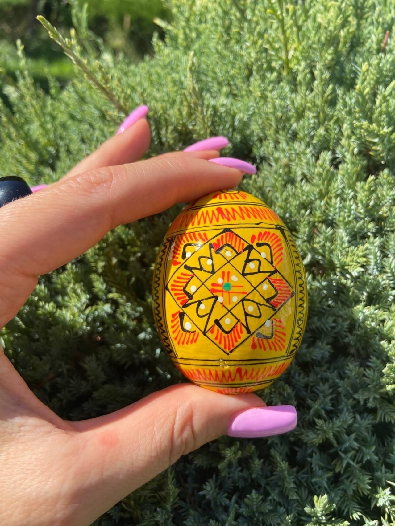 装飾用プィサンカ（イースターエッグ）with stand　コロミヤ博物館モデル - 9