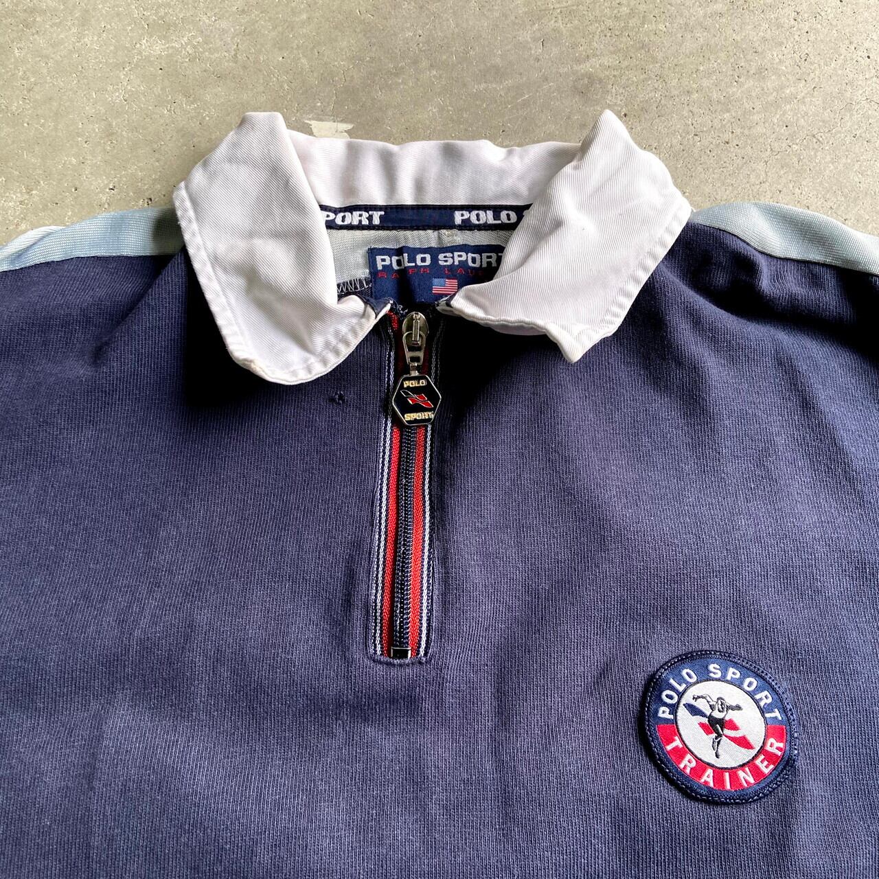 90年代 POLO SPORT TRAINER Ralph Lauren ポロスポーツ ラルフローレン ...