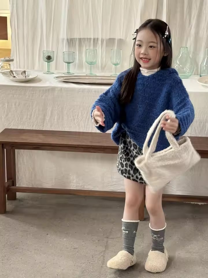 インパン付きレオパードタイトミニスカート