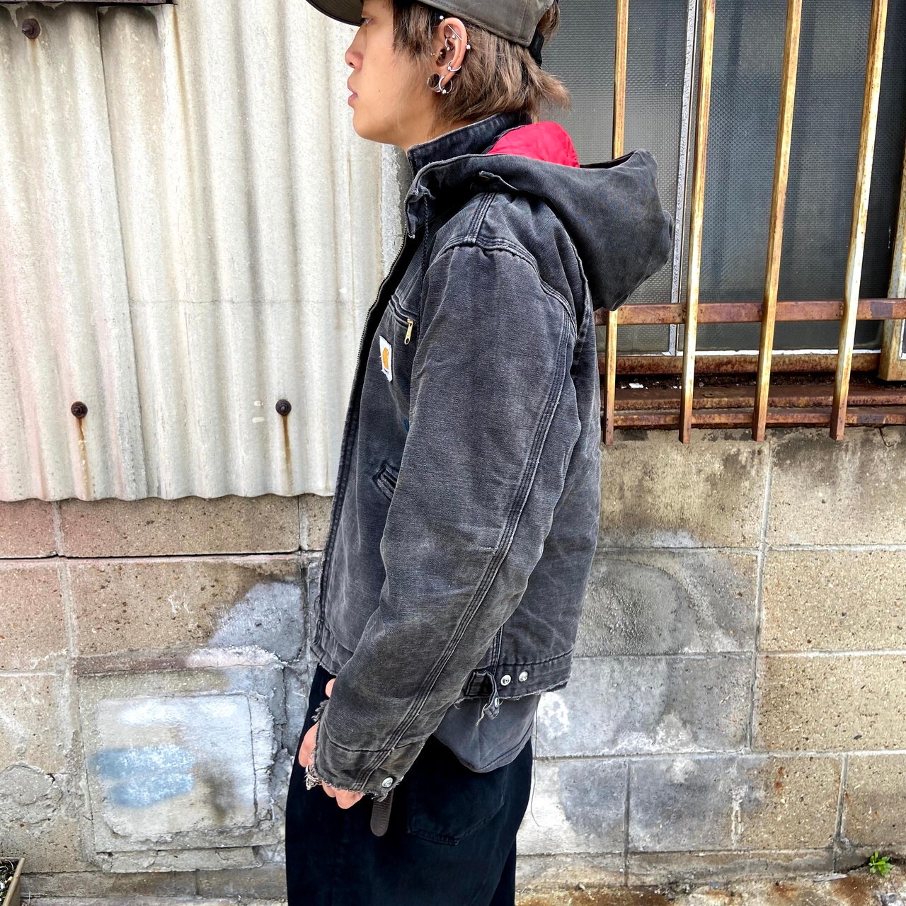 雰囲気系 Carhartt カーハート デトロイトジャケット 別売りフード付き  