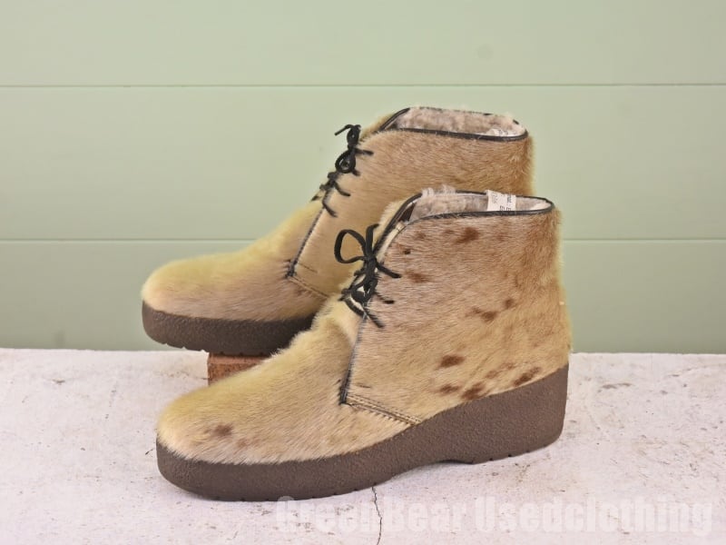 ドイツ製METZELERビンテージエスキモーブーツ良い味メンズ9F27cmZ221