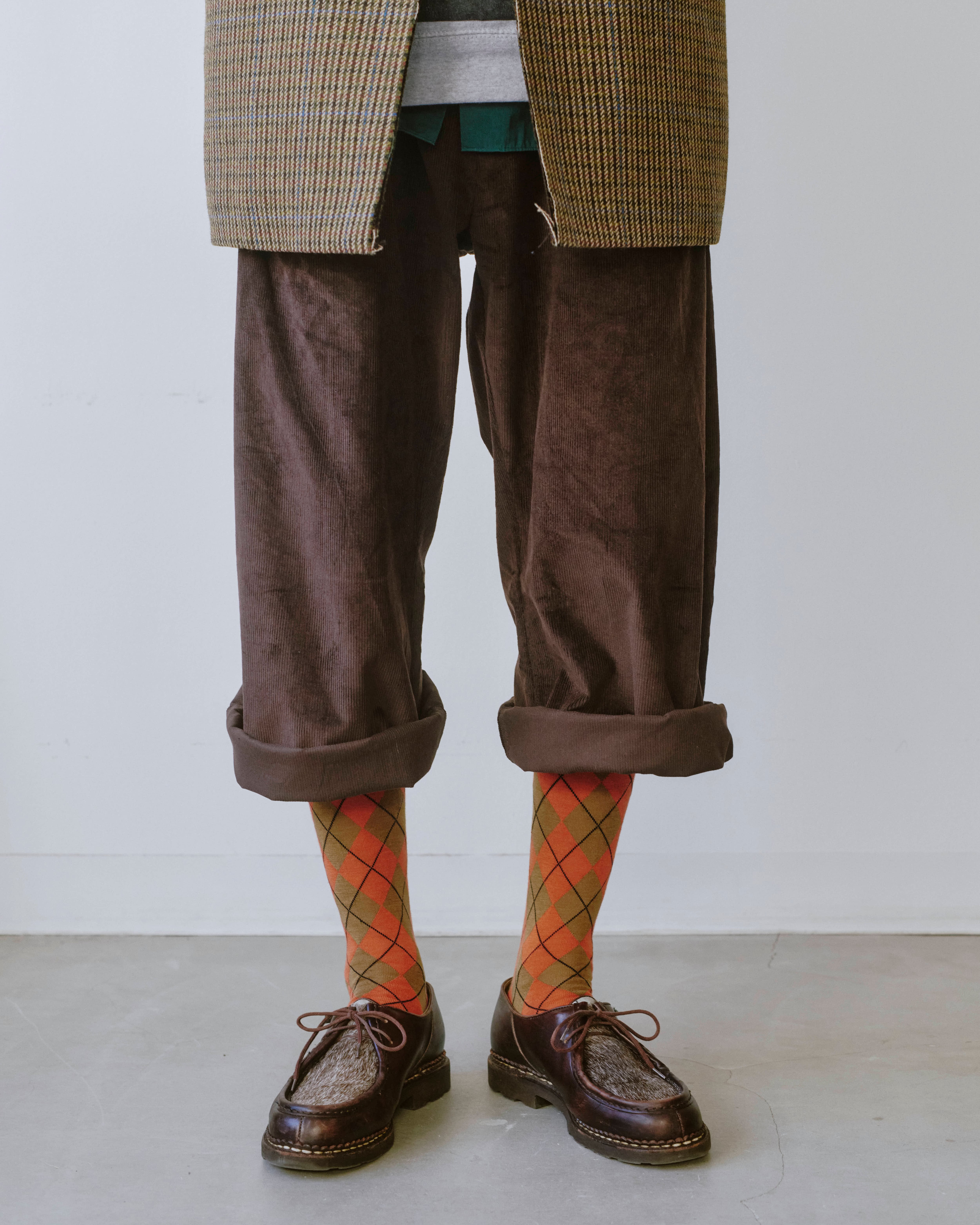 Argyle wool long men