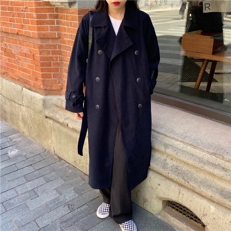 大人の可愛さをこの1枚で手に入れる 早い者勝ち コート ロングセクション ウインドブレーカー