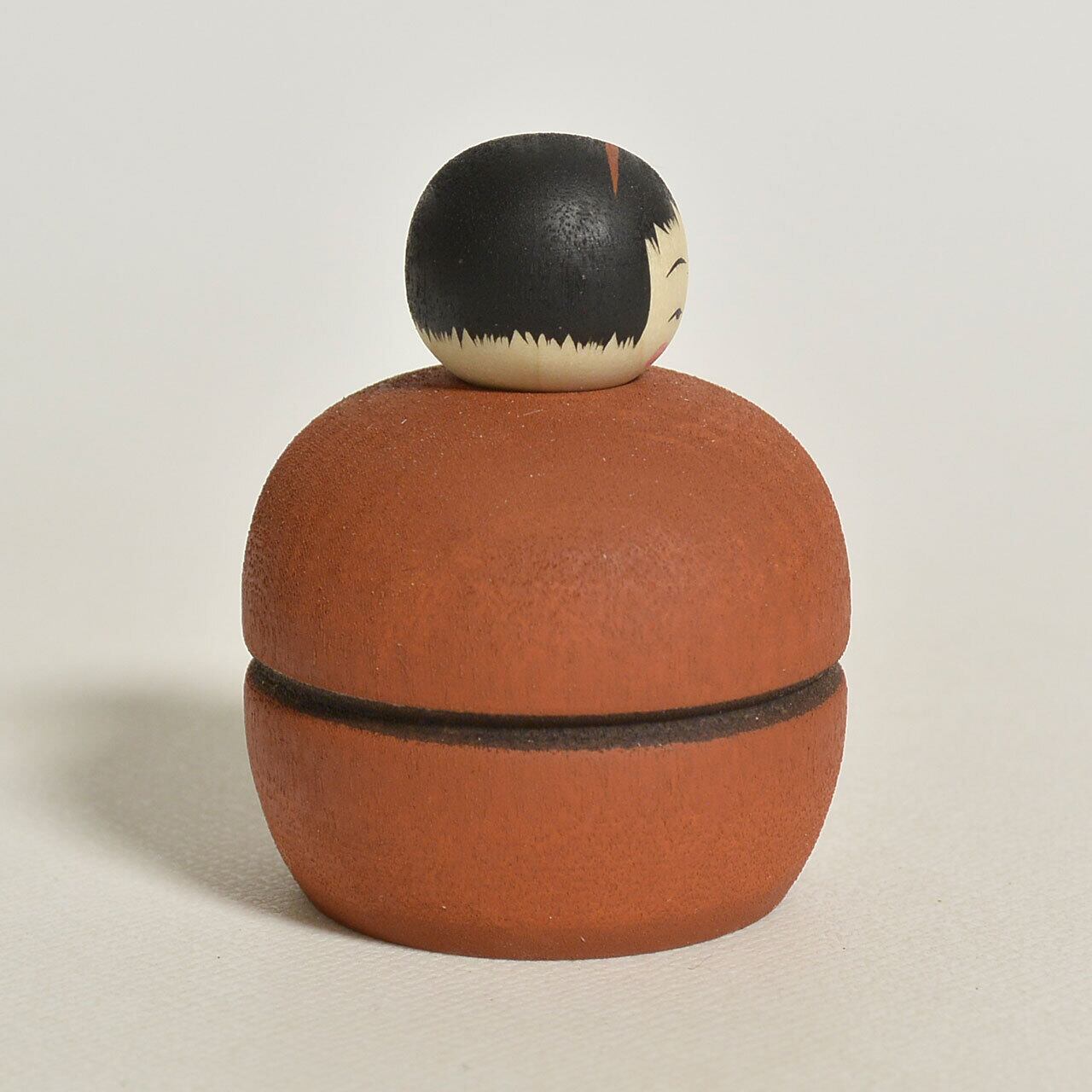 マカロンちゃんこけし 約1.5寸 約4.5cm 鈴木明 工人（作並系）#2414