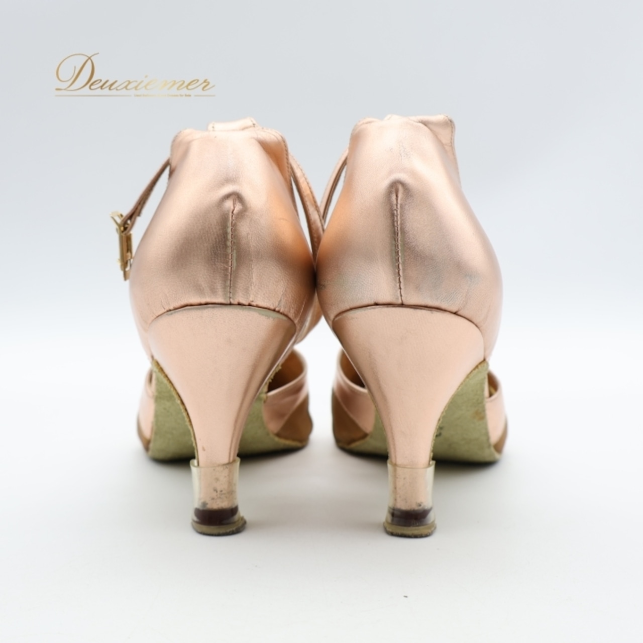 社交ダンス 衣装 スタンダード シューズ 24cm ピンク系 チャコット Chacott 靴 くつ ヒール レディース ストラップ ピンクゴールド 華やか 光沢 上品 ダンス衣装 イベント ステージ 練習 レッスン かわいい