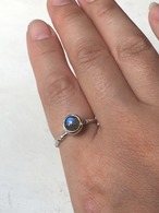 ラブラドライトのリング