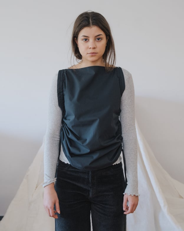 Baserange (ベースレンジ) PICTORIAL TOP (BLACK) | H Nagano Select Shop
