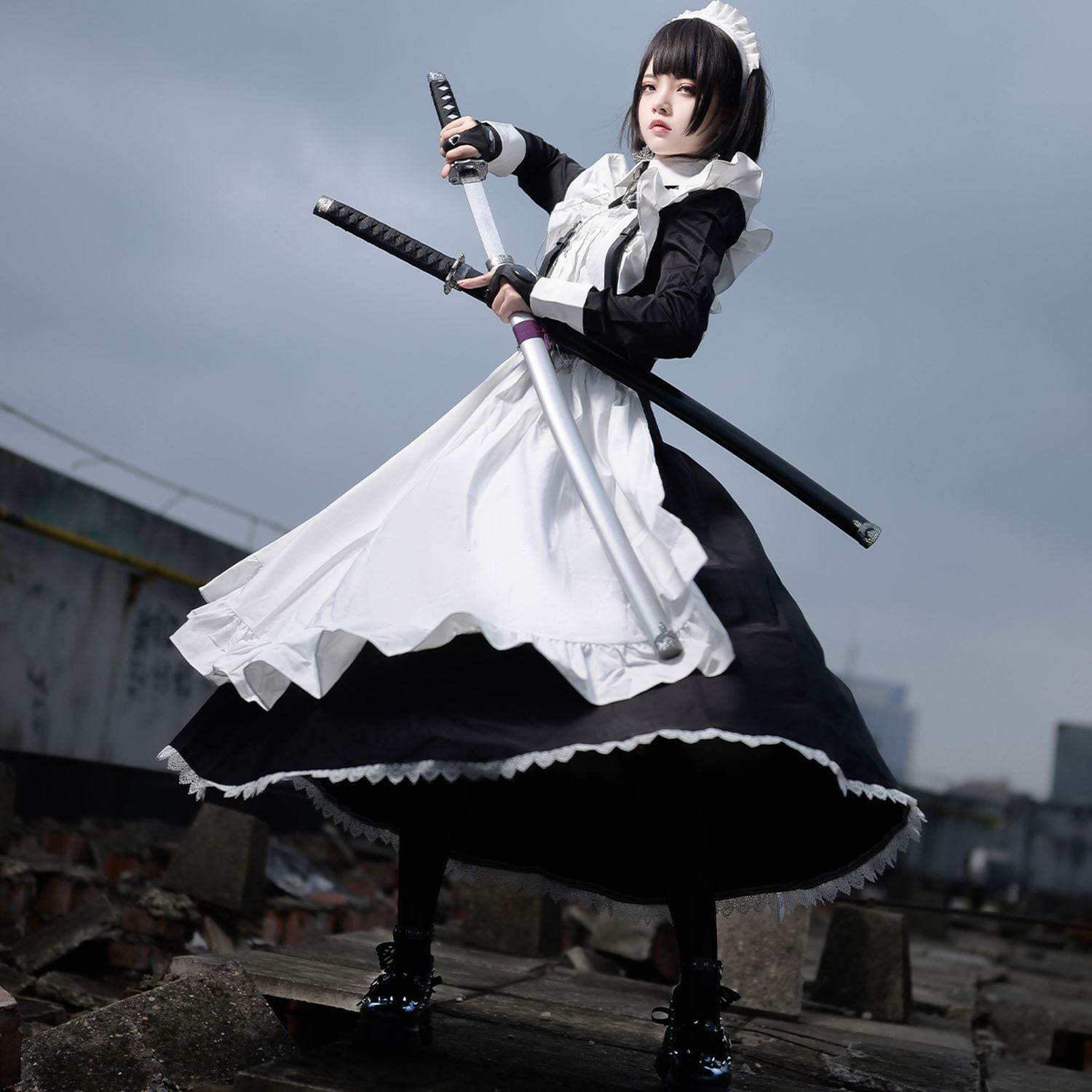 ヴィクトリアンロングスカート格式メイド服 | Maiden 