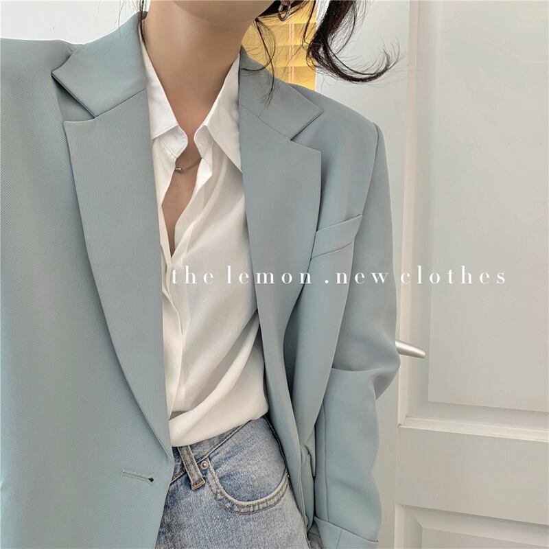 スプリングジャケット トップス 春物 ビッグFスモールZ韓国96563997237