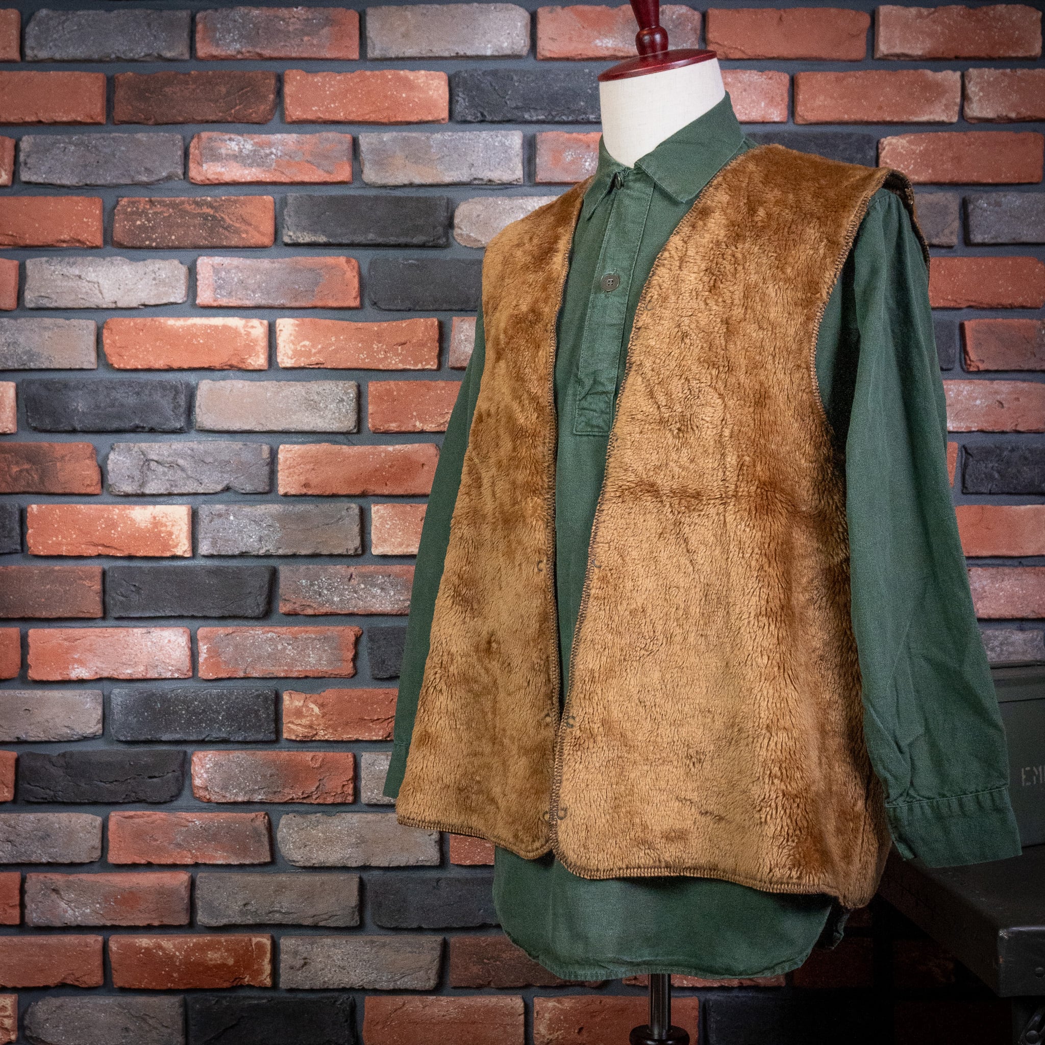 【A297】Barbour 3warrant Pile Linner Vest "Used" バブアーパイルライナー ライナー単体 3ワラント No.1