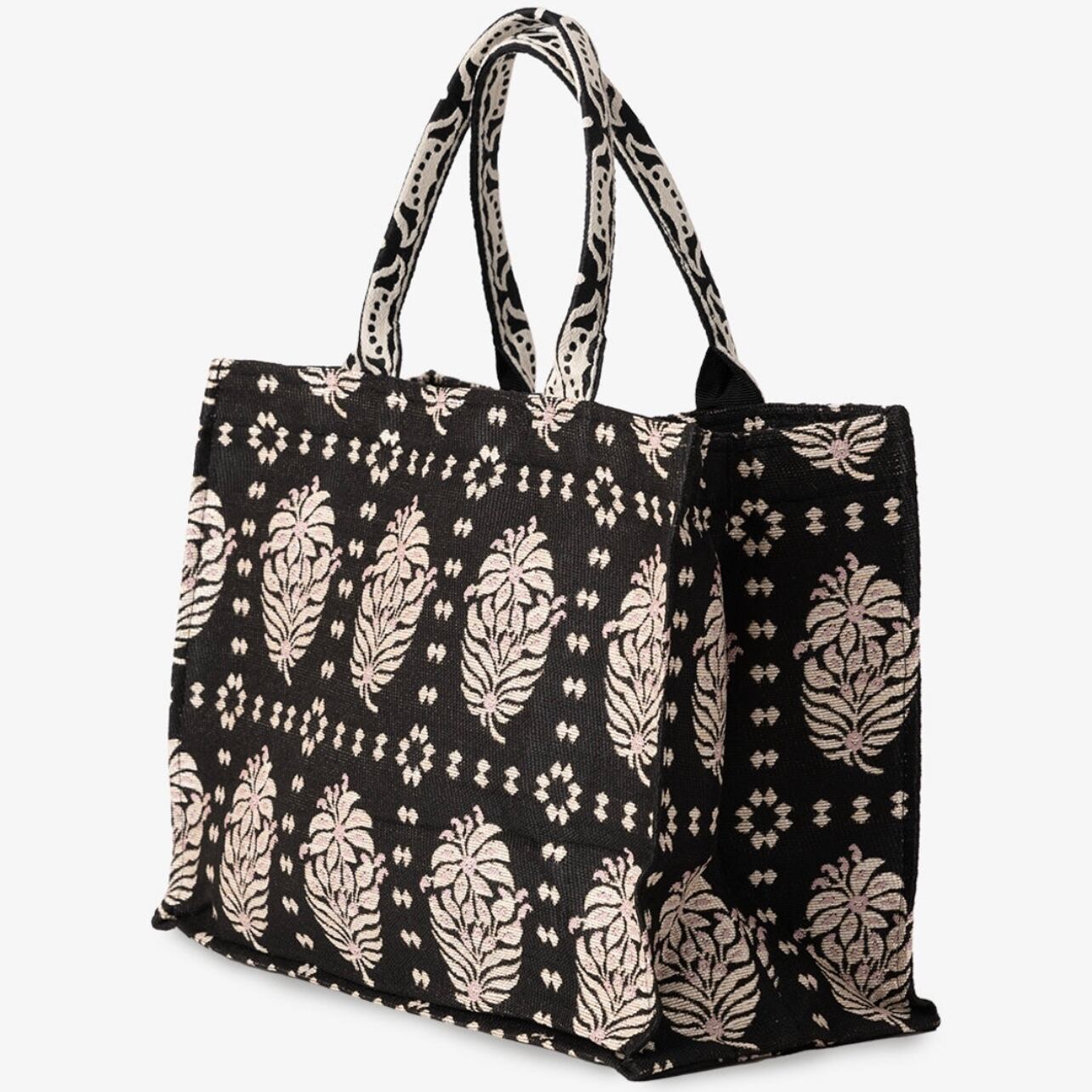 Bindu【ビンドゥ】Carol(キャロル)フローラルジャガード ブックトート