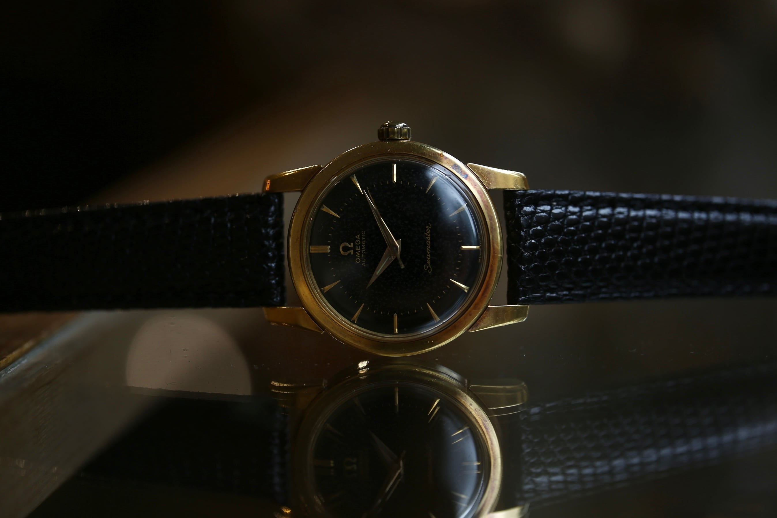 OMEGA】 1956年製 オメガ シーマスターデラックス 第三世代 ブラック