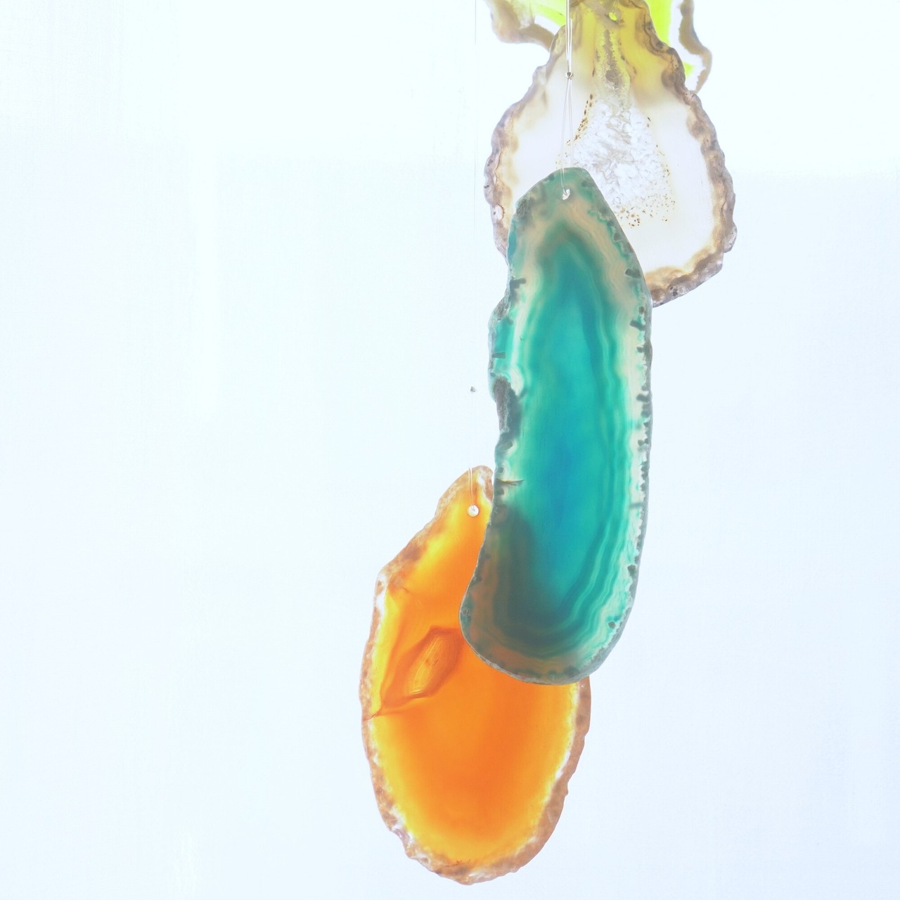 Summer Beach 06 - アゲートヒーリングチャイム / Agate Sun Catcher Wind Chime 453