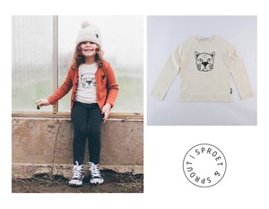 【 即納 】 SPROET&SPROUT スプロート＆スプラウト カットソー ロンT プルオーバー トップス Tシャツ 長袖 秋冬 秋 冬 新作 子供服 子供 女の子 男の子 ユニセックス 人気 おすすめ かわいい おしゃれ プレゼント 贈り物 ギフト インポート 海外子供服 海外ブランド 80 90 100 110