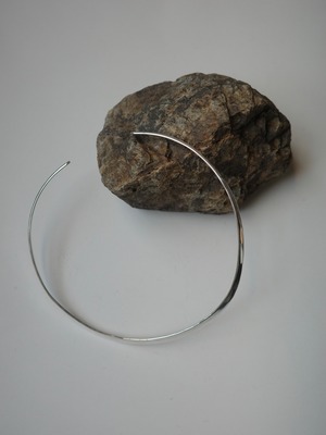 <vintage silver925>round choker