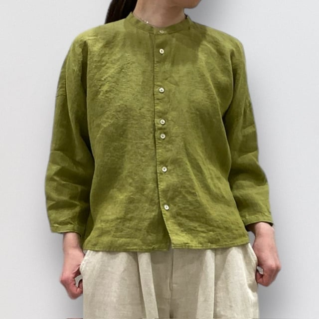 nume linen hemp wide shirt | CoCo Cuore