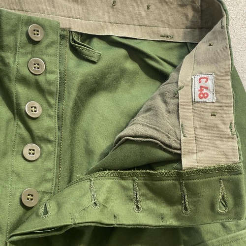 60-80s スウェーデン軍 実物 M-59 フィールドパンツ C48 w29 詳細写真8