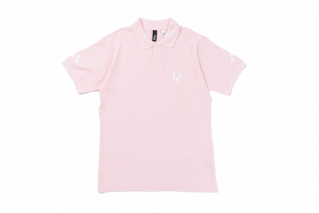 DICS ポロシャツ　ピンク　【日本製】