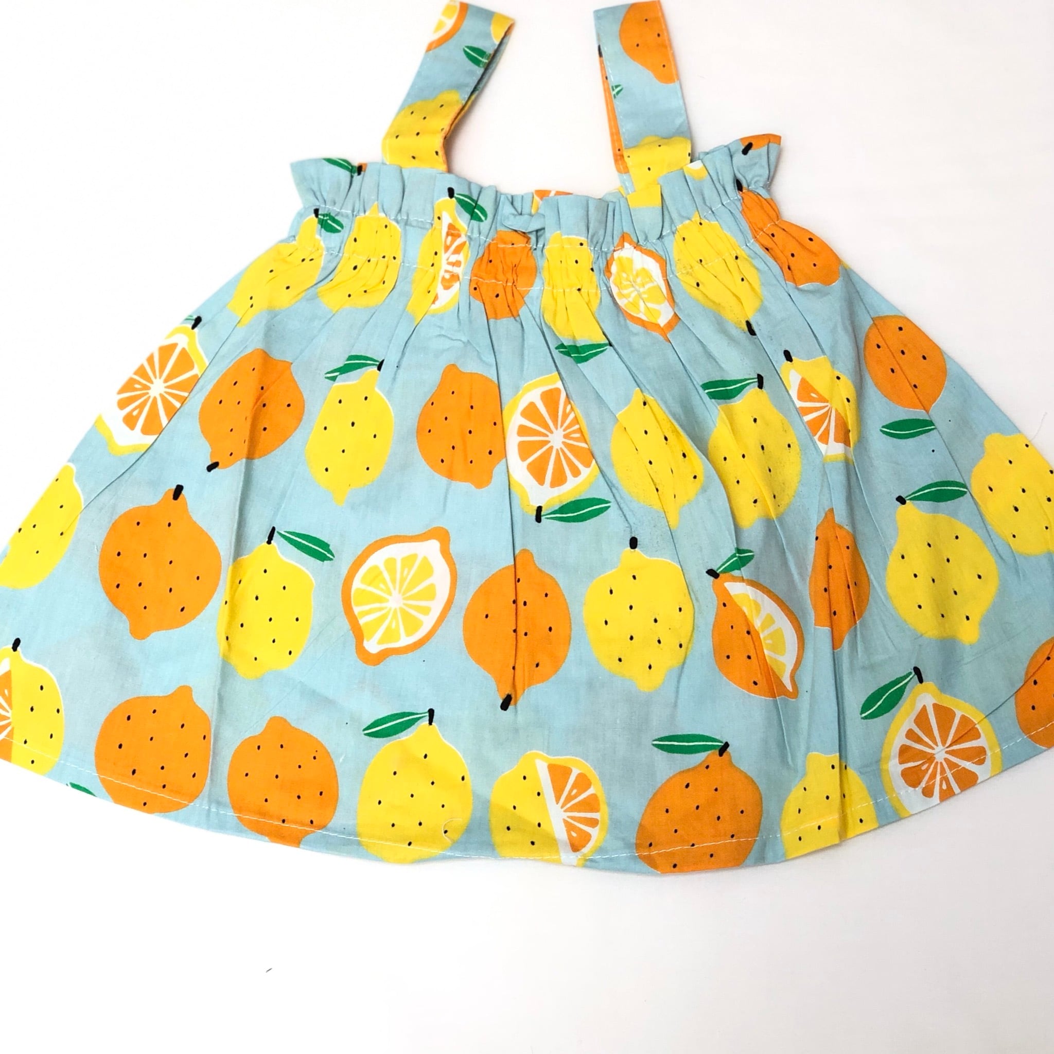 【favorite】レモン柄半袖ワンピース　XL favorite】レモン柄半袖ワンピース XL