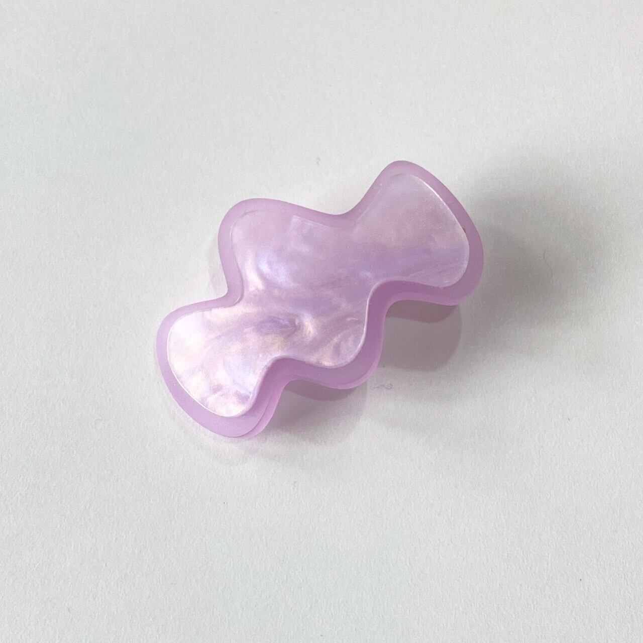 Hani clip marble purple