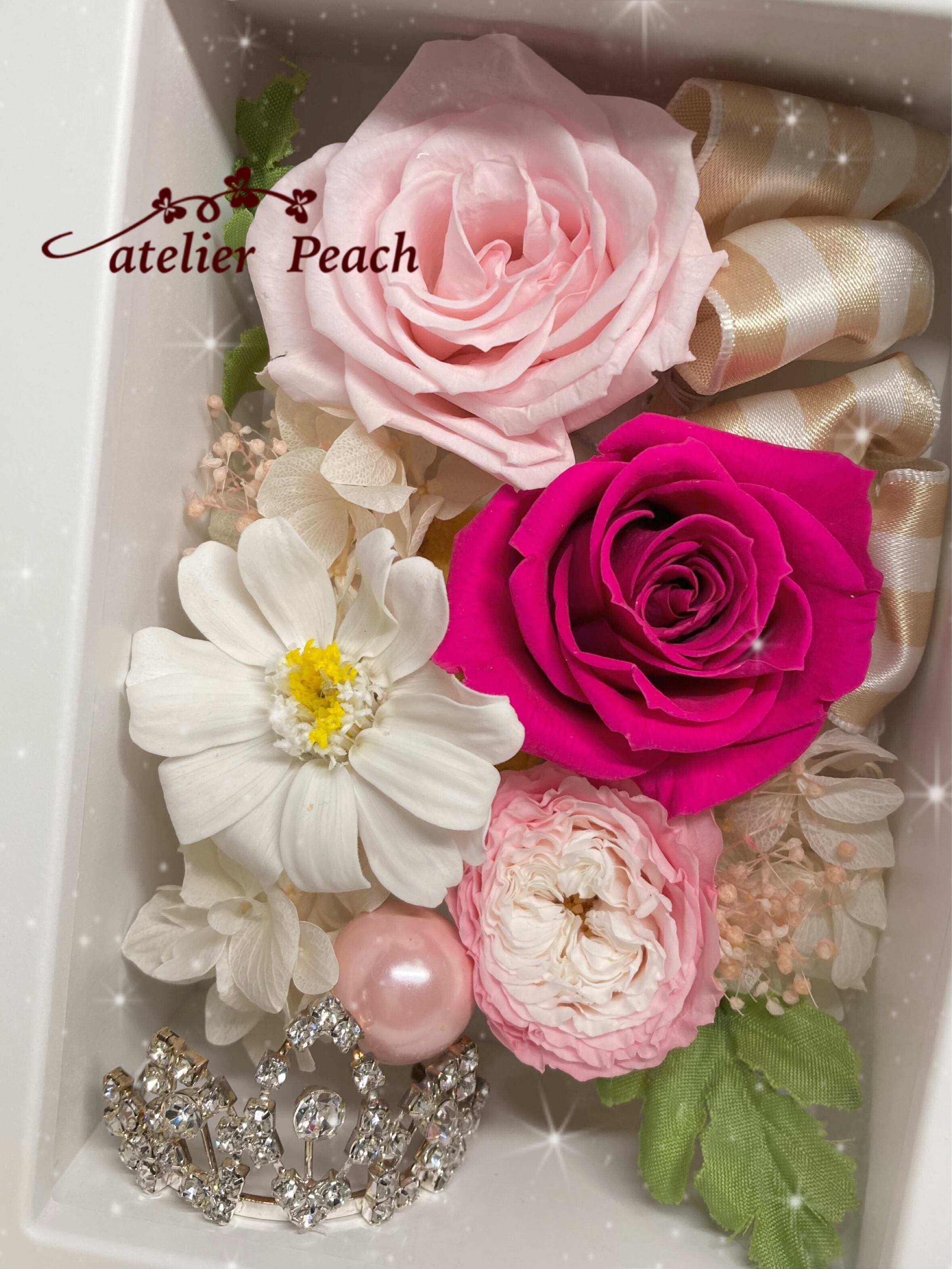 ラプンツェルのフォトフレーム/ティアラ付き | アトリエpeach