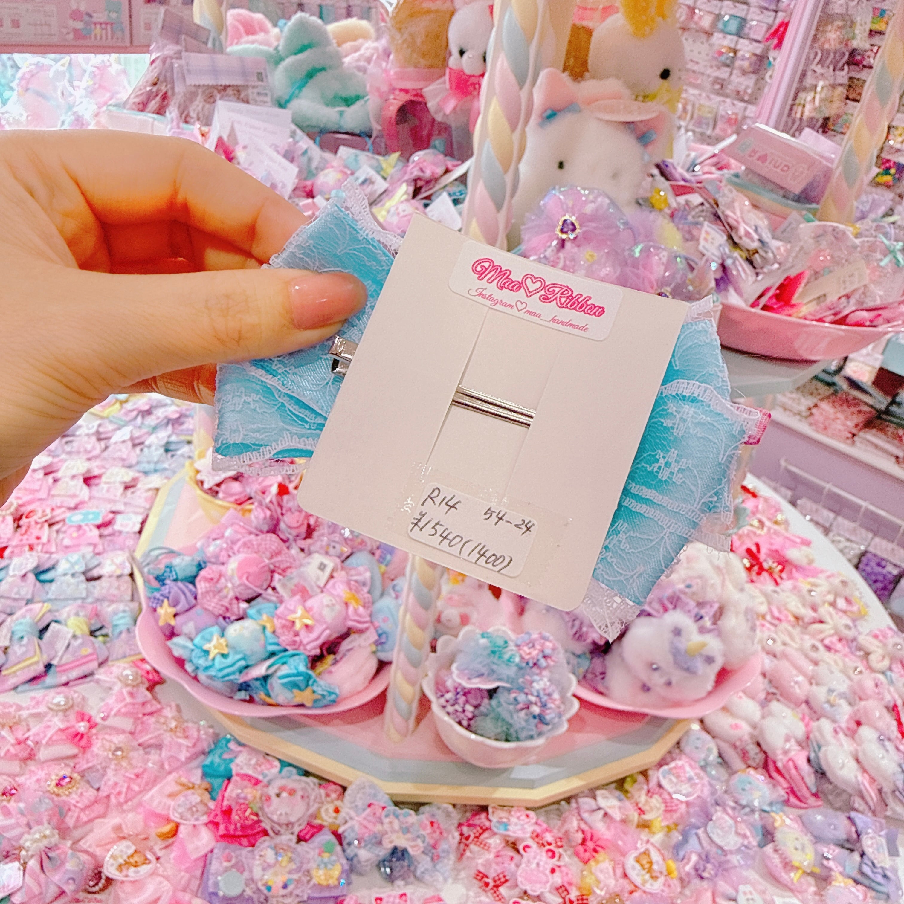 【R14】54-24ネコヘアクリップ