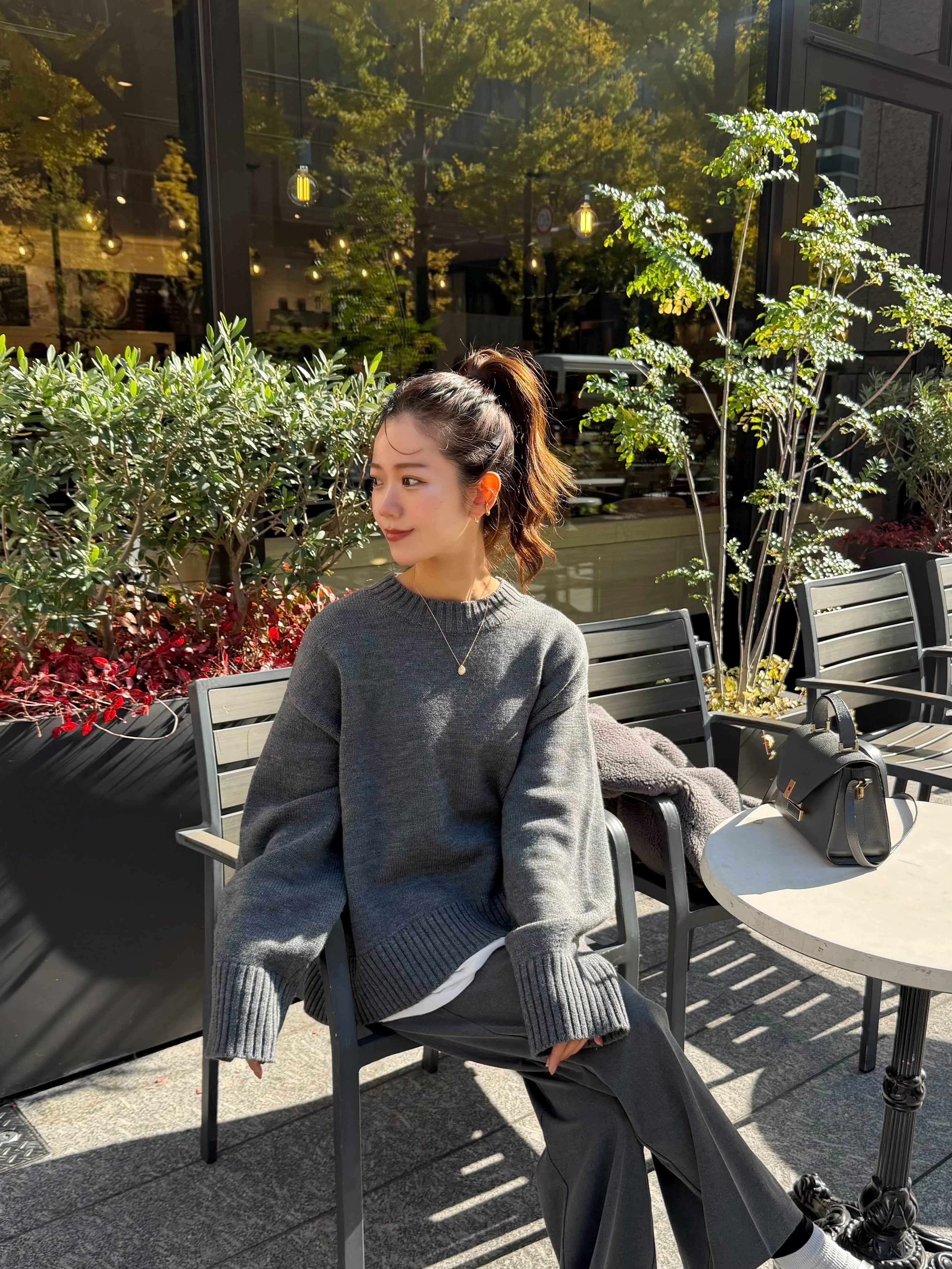 pumpkin knit / gray (即納) | HYEON