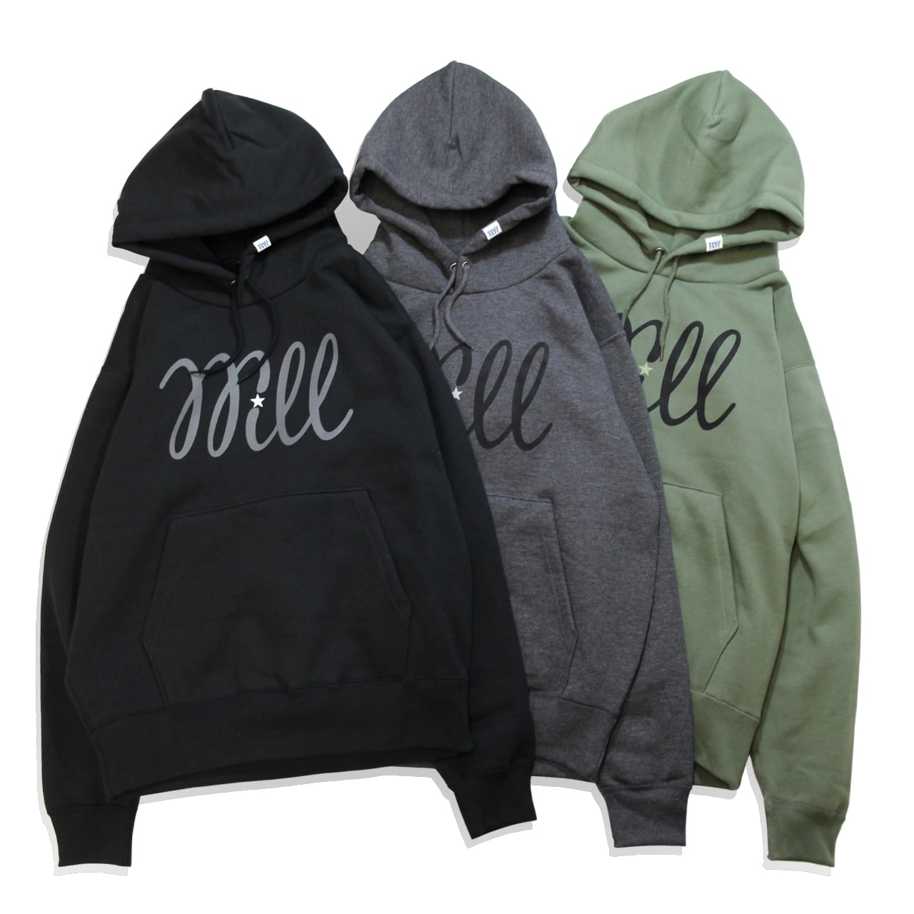 WILL BASIC LOGO HOODIE 黒 WILL BASIC LOGO HOODIE WILLパーカー WILL LOGO BASIC Willpowerbrand