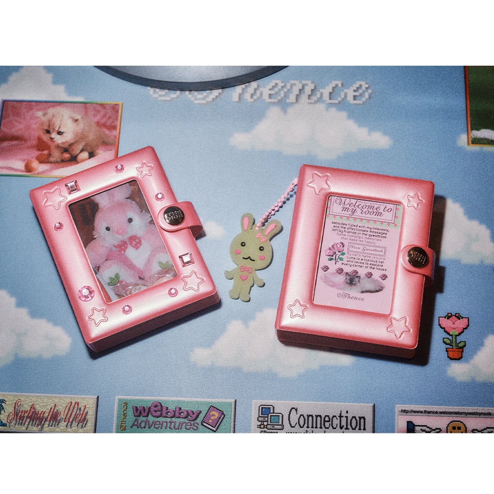 THENCE] Shimmer コレクトブック ミニ (Pink) | moim - 韓国雑貨や小物
