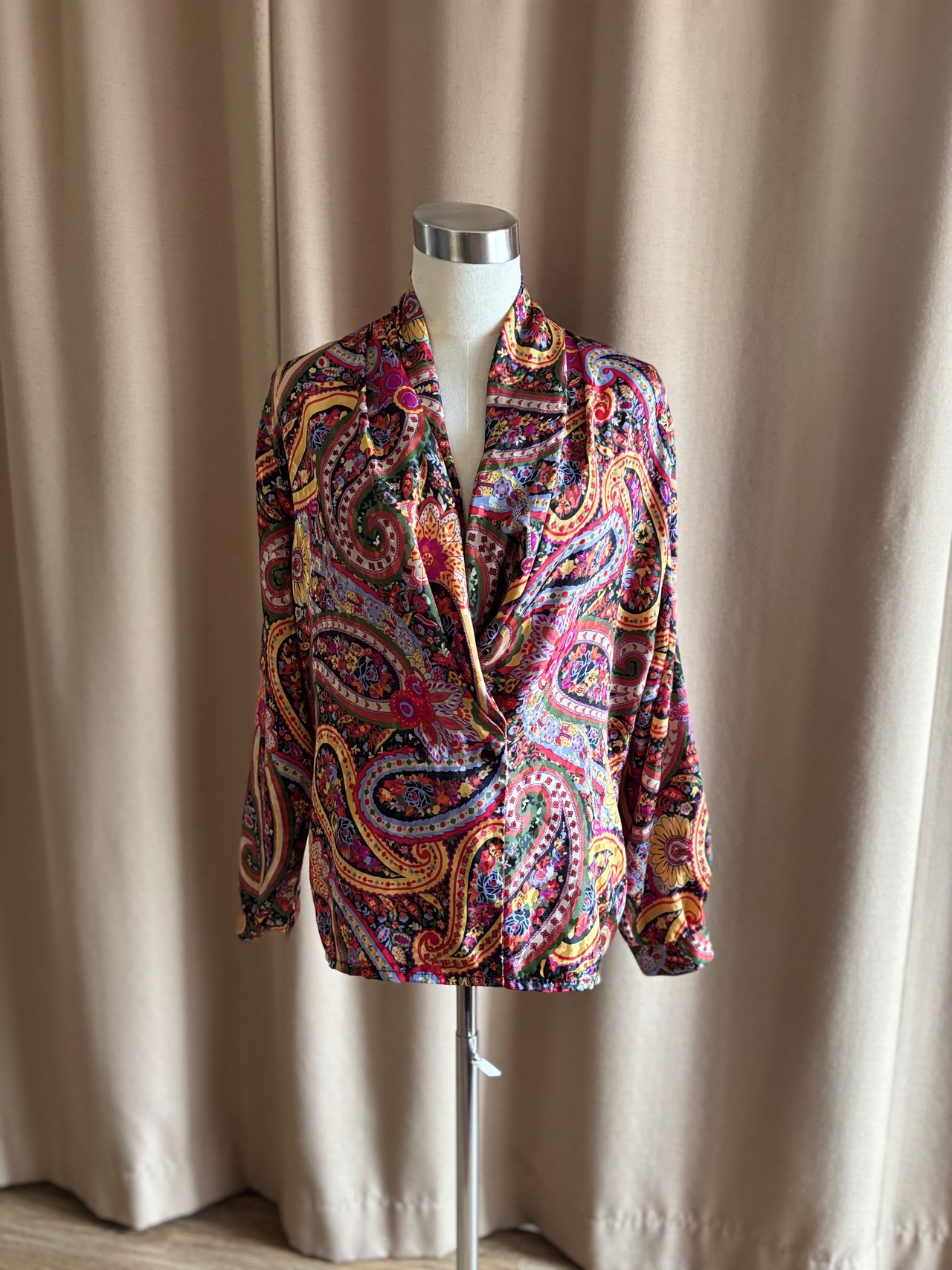 MADE IN U.S.A. paisley pattern shirt-5170-3