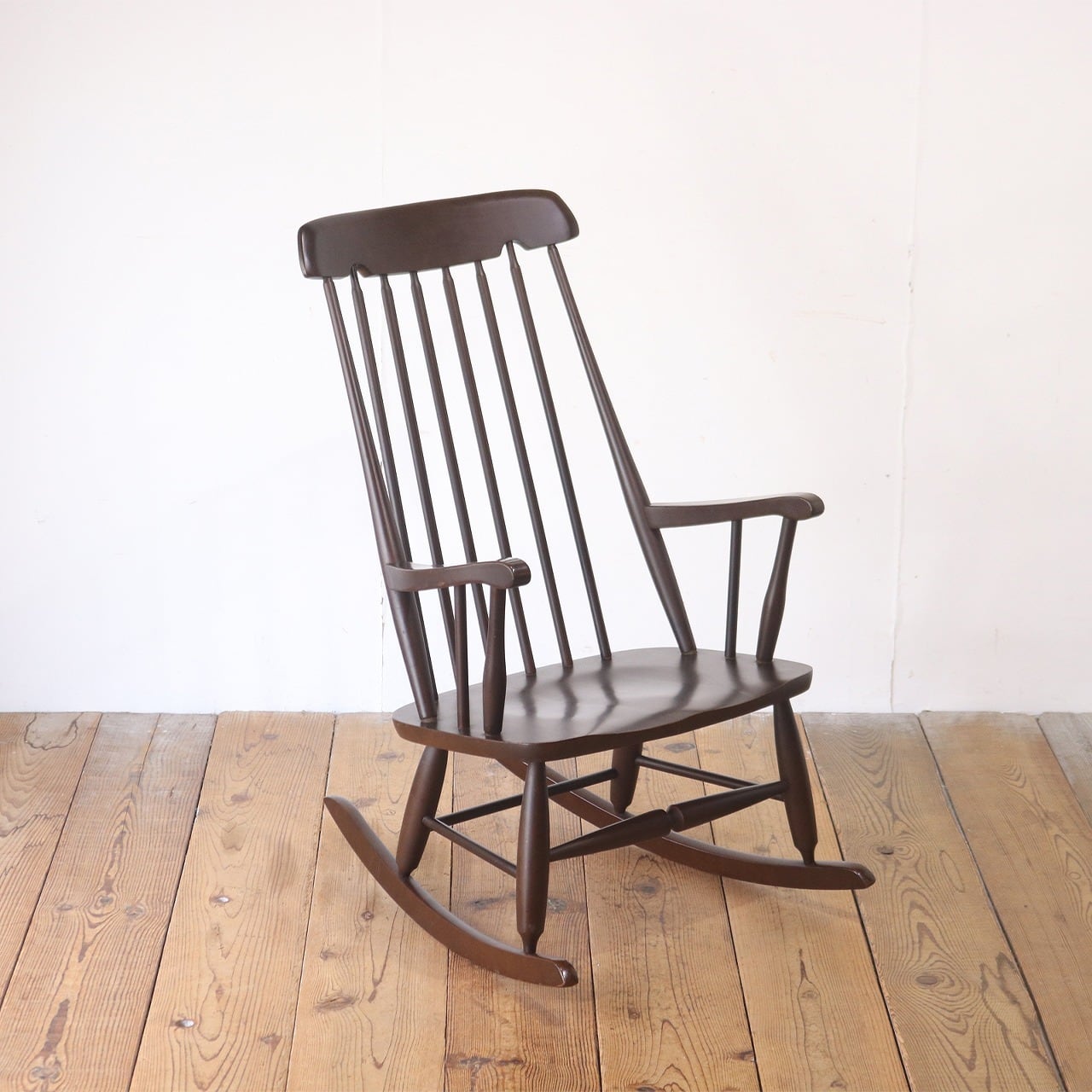 レトロ okamura オカムラ デスクチェア 学習椅子 回転 昇降