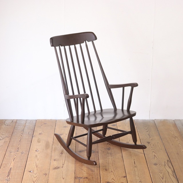 レトロ ロッキングチェア 揺り椅子 ラウンジ クラシカル 木製 タイヘイ TAIHEI ヴィンテージ/RBT03055
