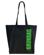 GR?NBAG Tote Black Green　（グリュンバッグ トート ブラック グリーン）