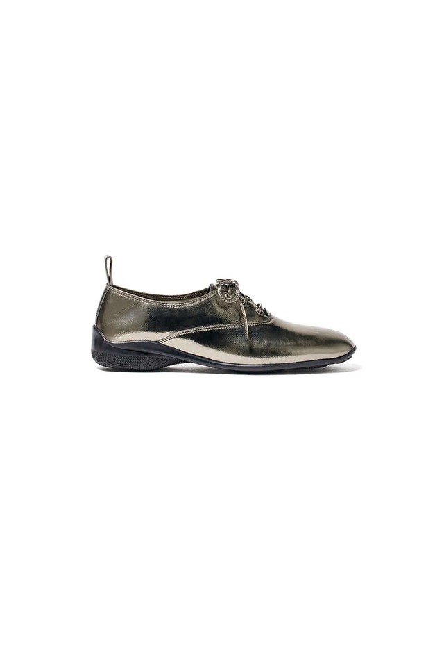 [OPEN YY] OXFORD FLATS, GUNMETAL 正規品 韓国ブランド 韓国通販 韓国代行 韓国ファッション オープン ワイワイ 日本 店舗