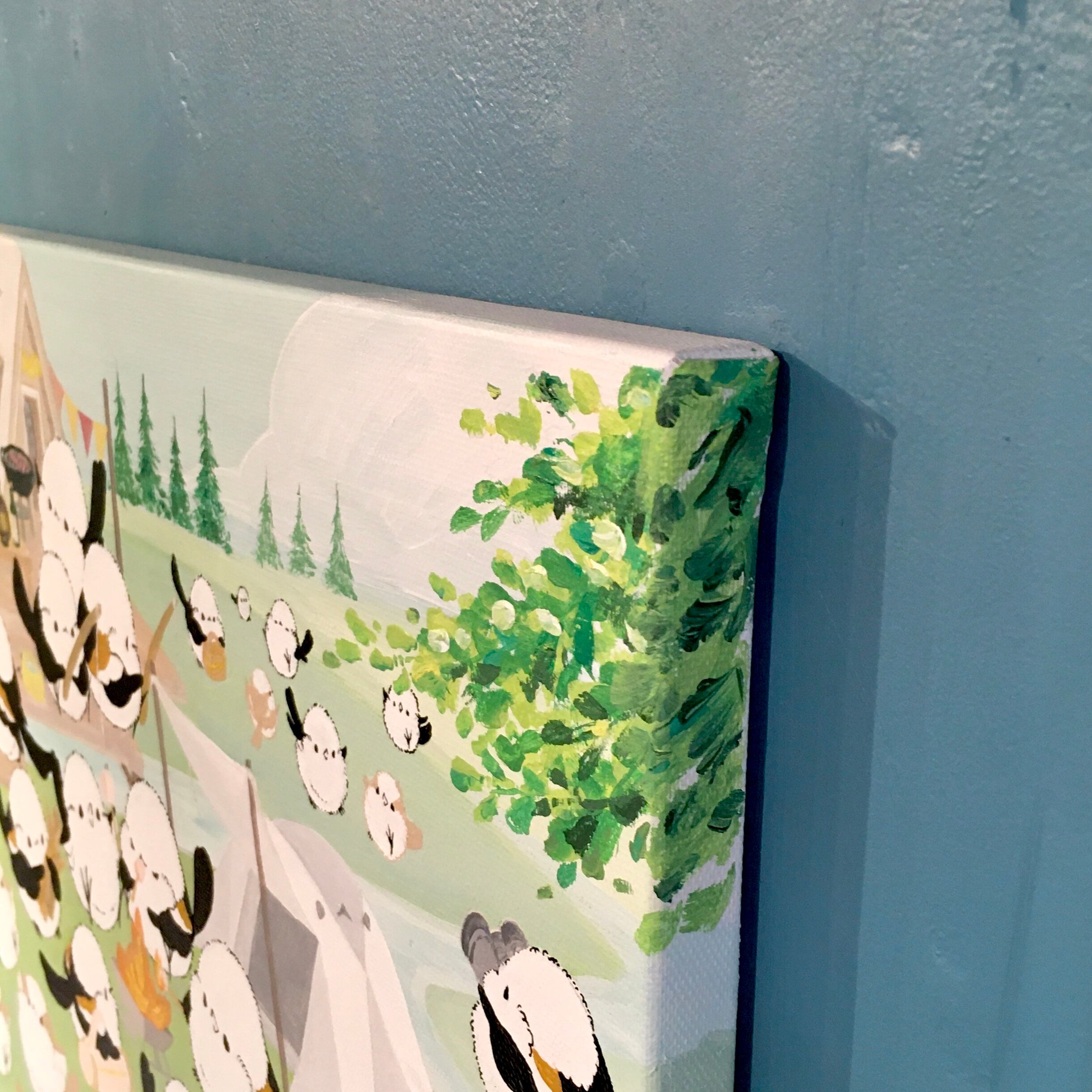 水彩画原画　シエナのカンポ広場 水彩画原画 シエナのカンポ広場 水彩画原画シエナのカンポ広場