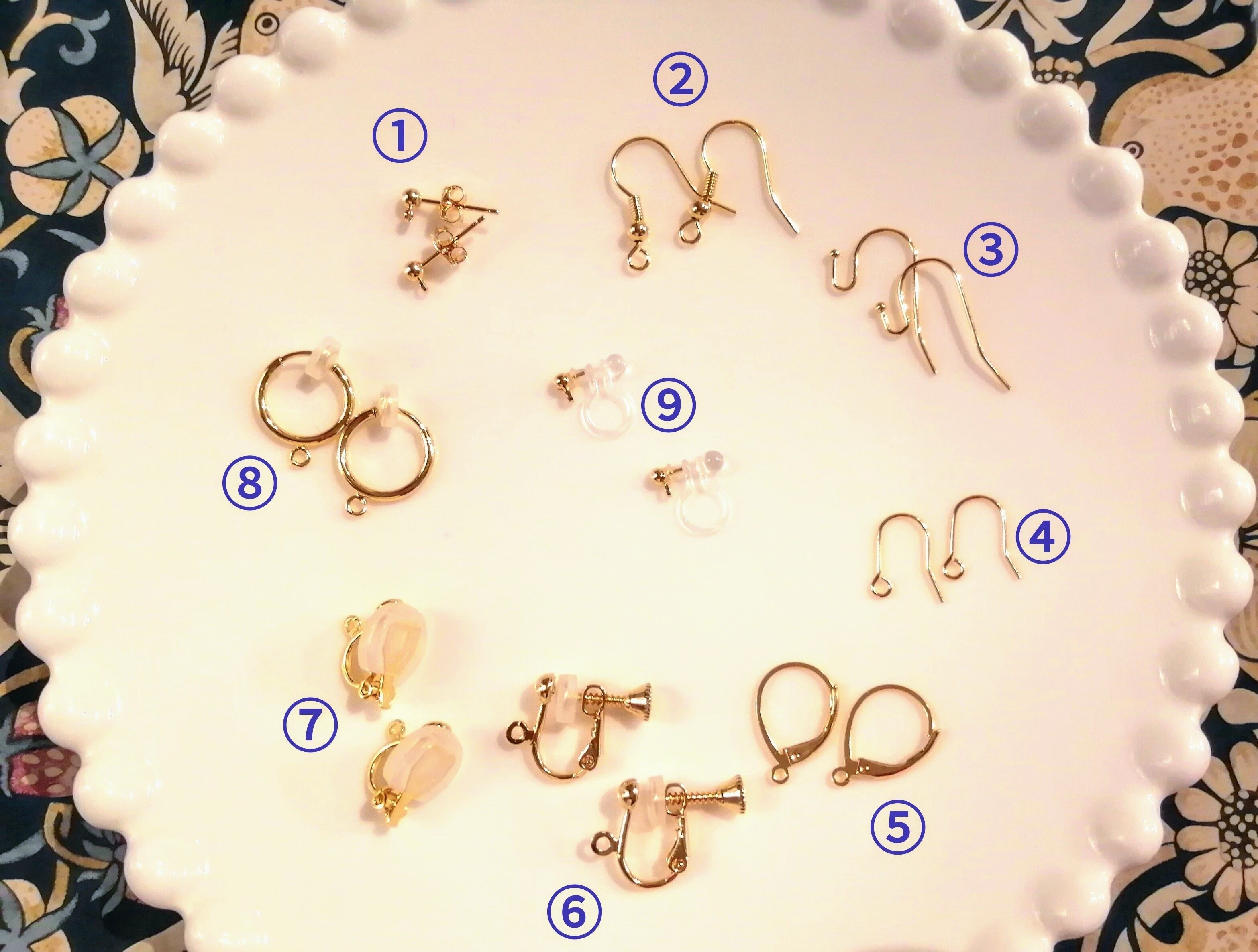 チェコビーズ×ベルフラワー☆earrings | 天然石アクセサリー