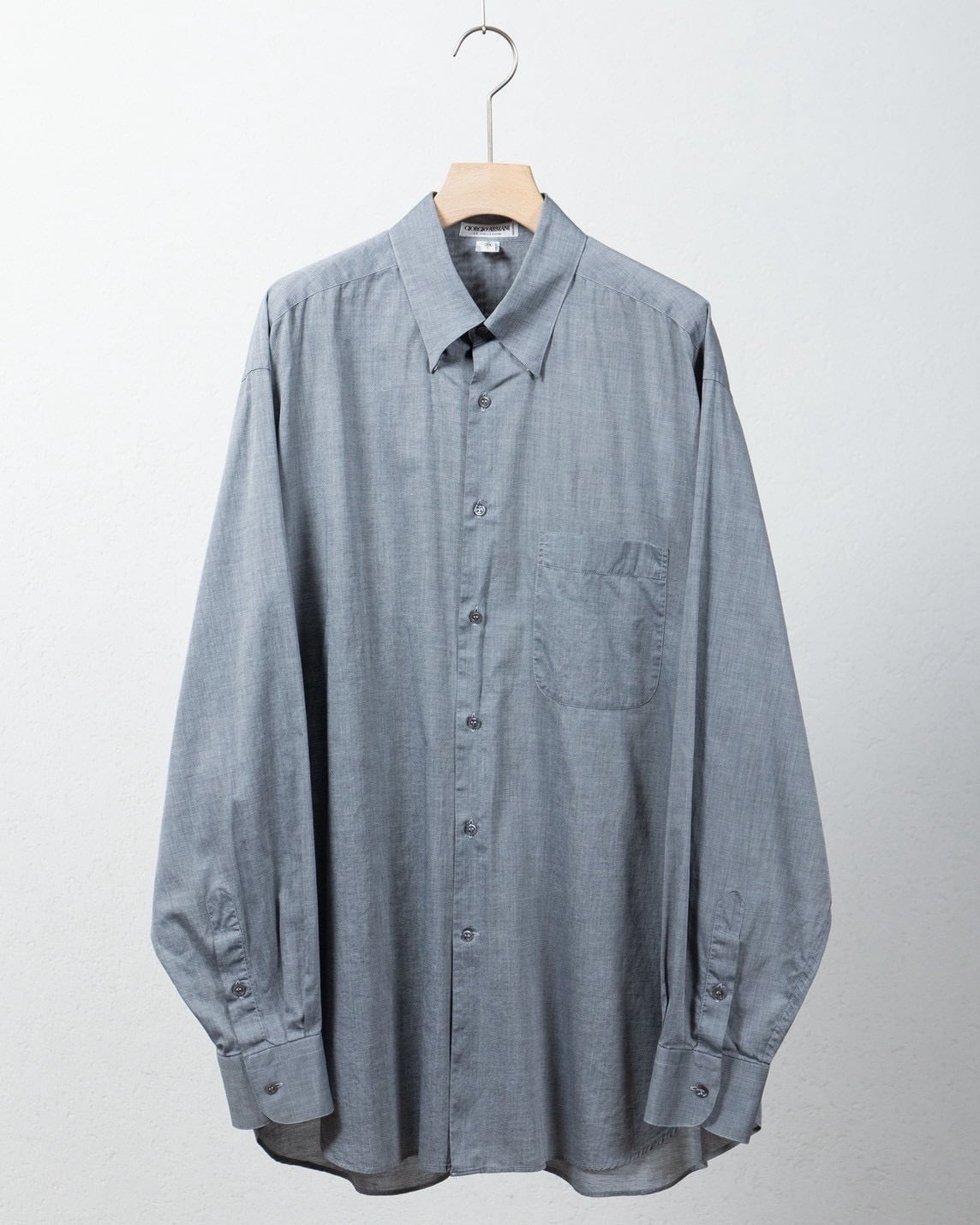 Giorgio Armani シルバー 長袖シャツ GIORGIO ARMANI