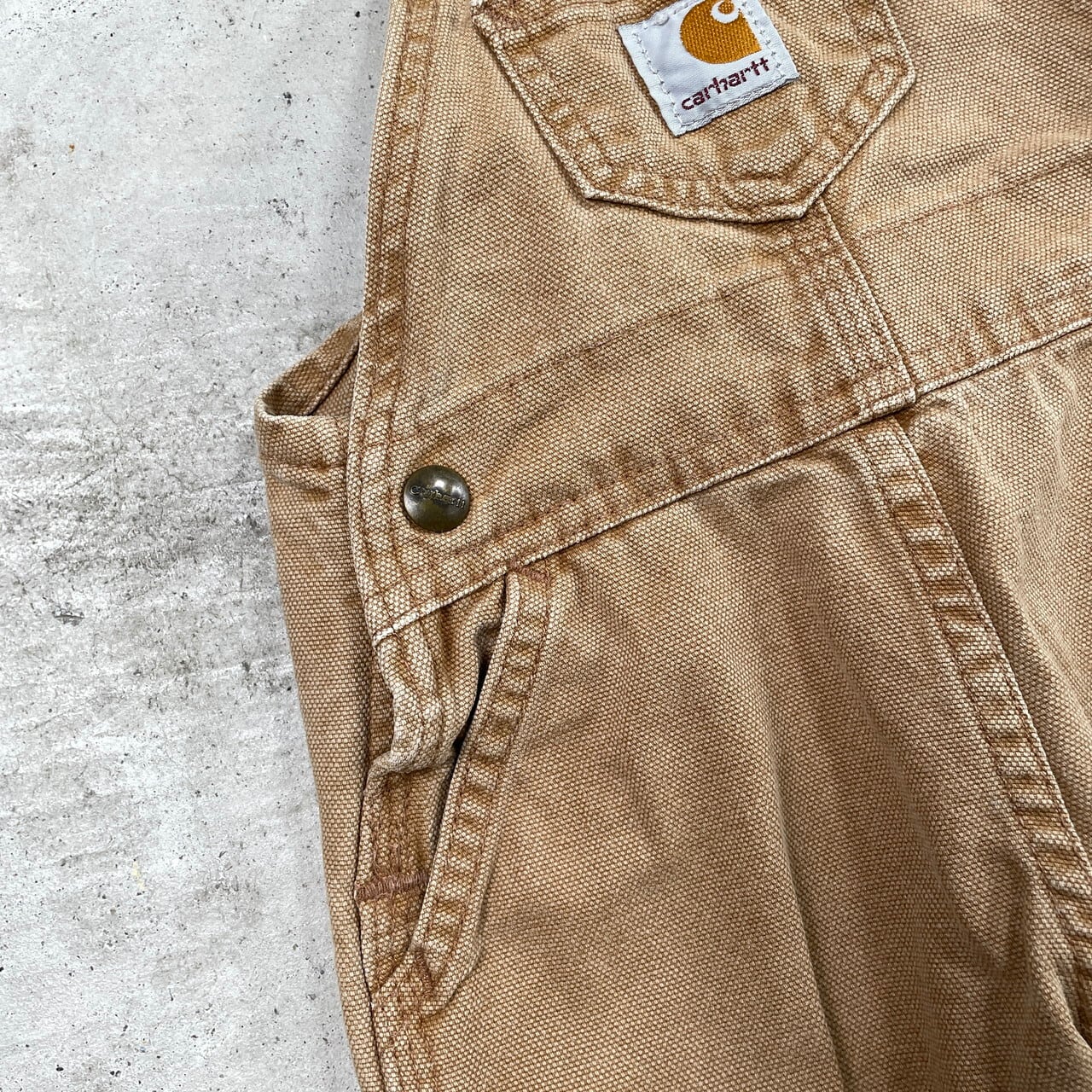 Kids】Carhartt カーハート ダック地 オーバーオール キッズ 24M 1-2歳