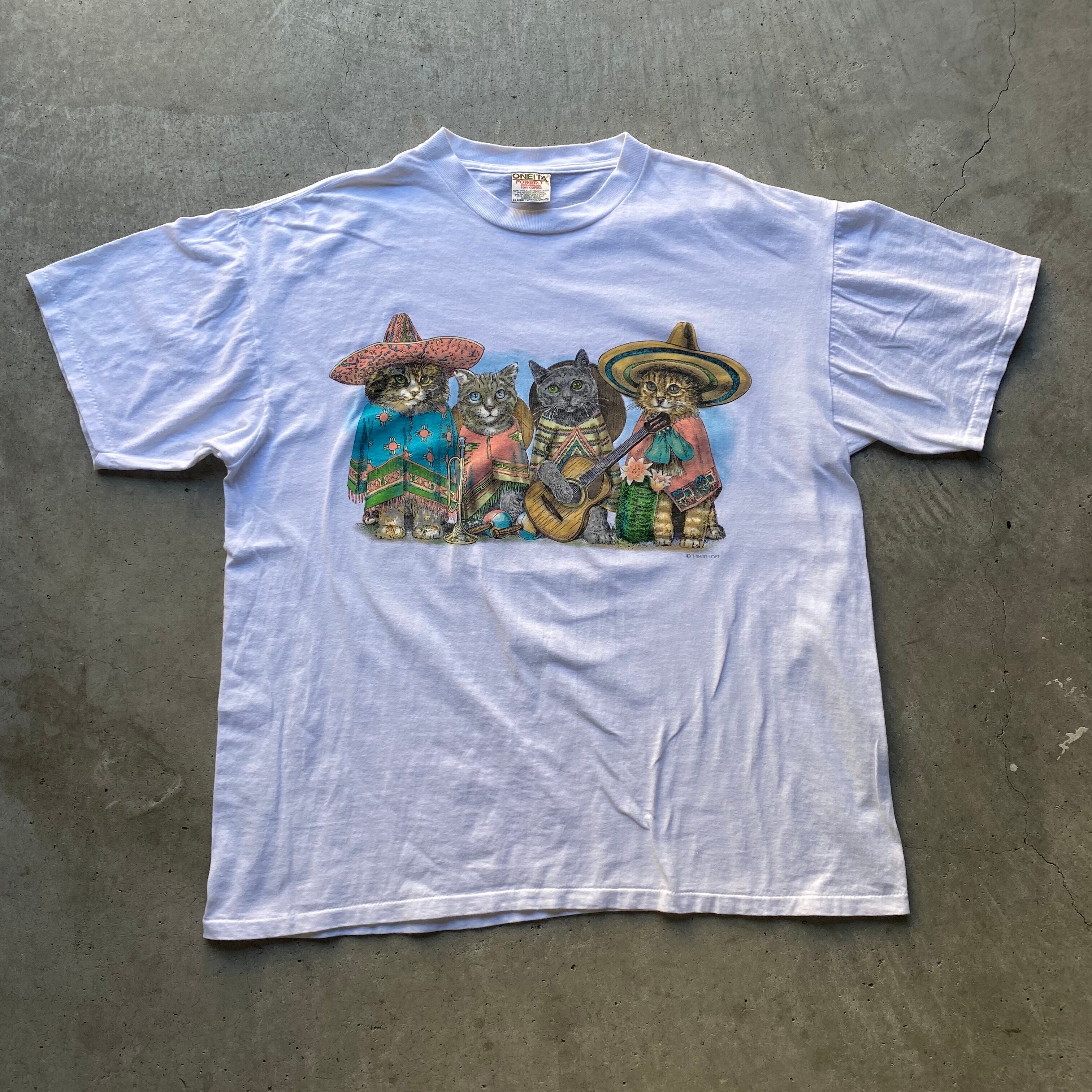 超人気 専門店 激レア 90s Usa製 黒猫 ヴィンテージ Tシャツ L アートt アニマル Www Anavara Com