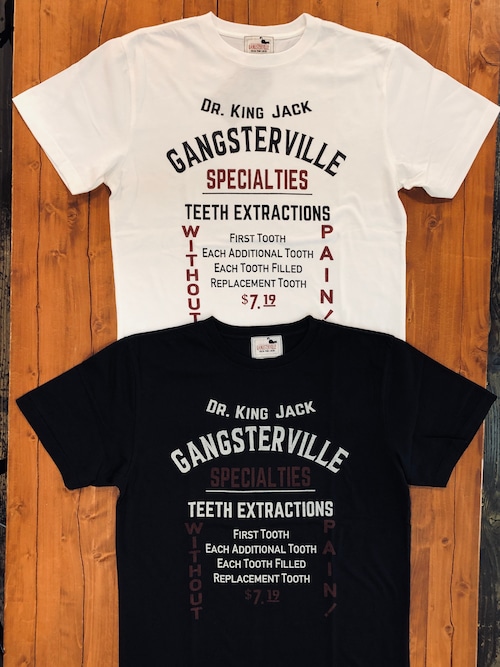 【GANGSTERVILLE 】Dr. KING JACK S/S T-SHIRTS