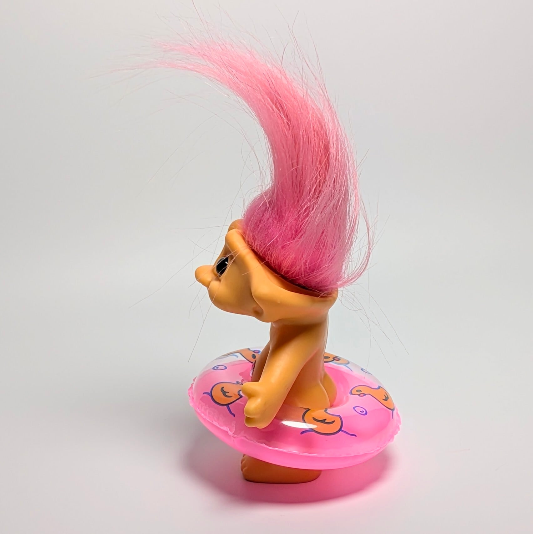 【 TROLL ( トロール ・ トロル ) 】 浮輪付きPVCフィギュア 〚アメリカン雑貨 アメトイ〛