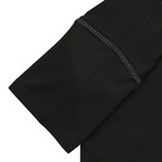 FLUFFY BUM Shoulder Stitch Polo -Black-　[T0041]