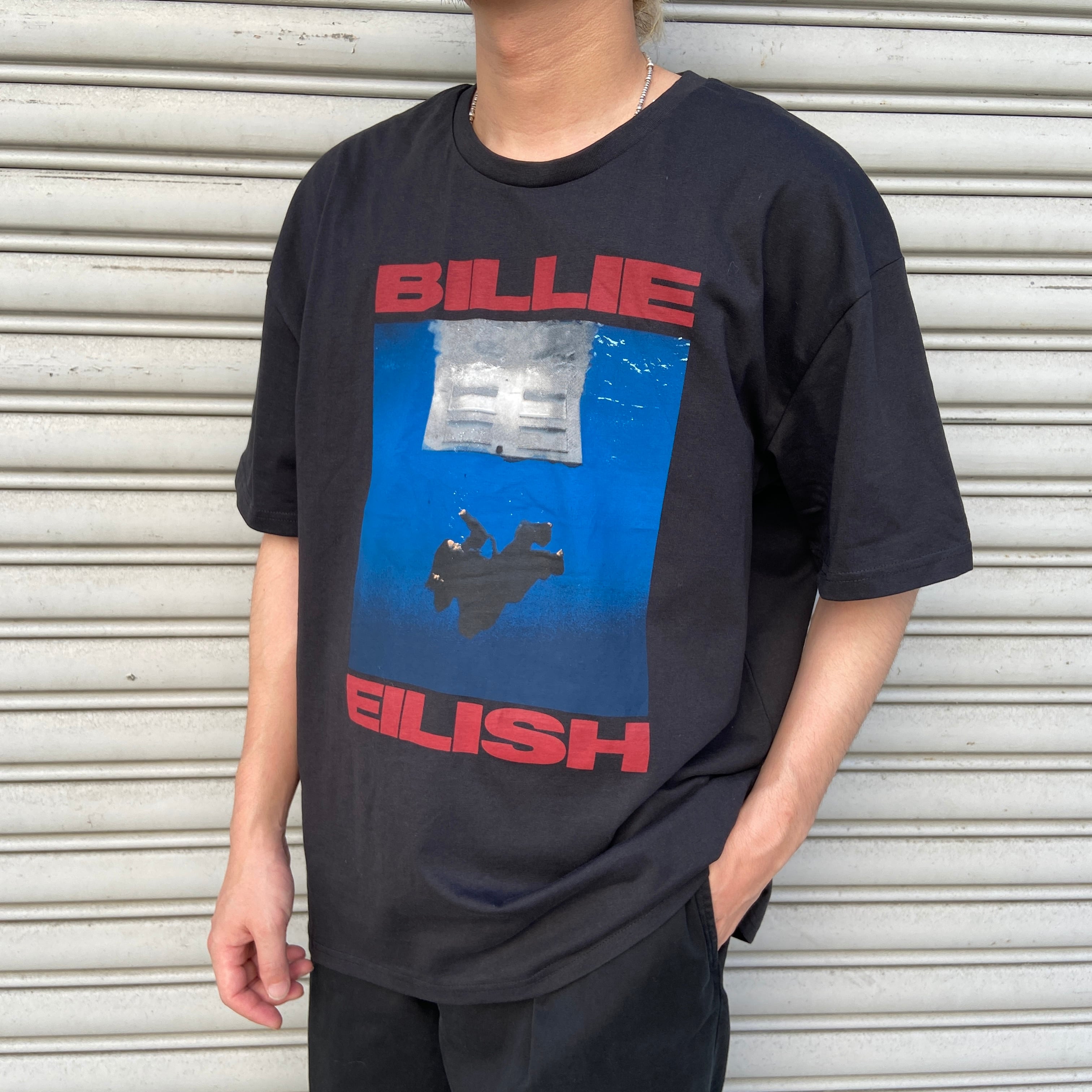 ビリーアイリッシュ タグ付き未使用品 プリントTシャツ 黒 XXL