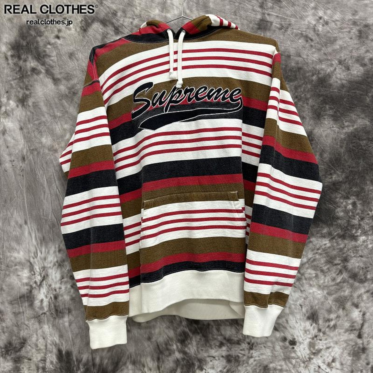 Supreme/シュプリーム【18SS】Striped Hooded Sweatshirt/ストライプド 