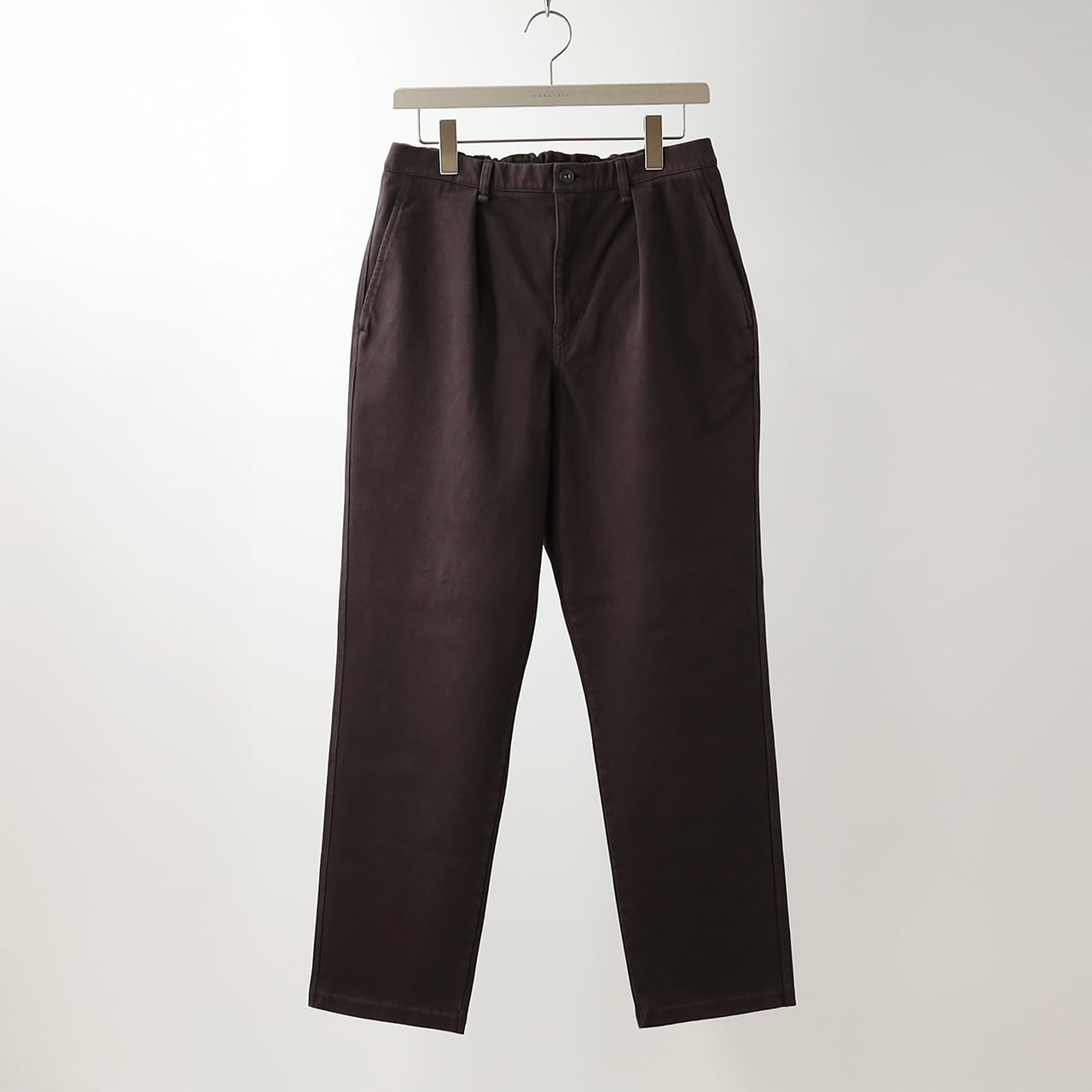 CURLY&Co./KNIT DENIM 1TUCK EZ TAPERED PANTS