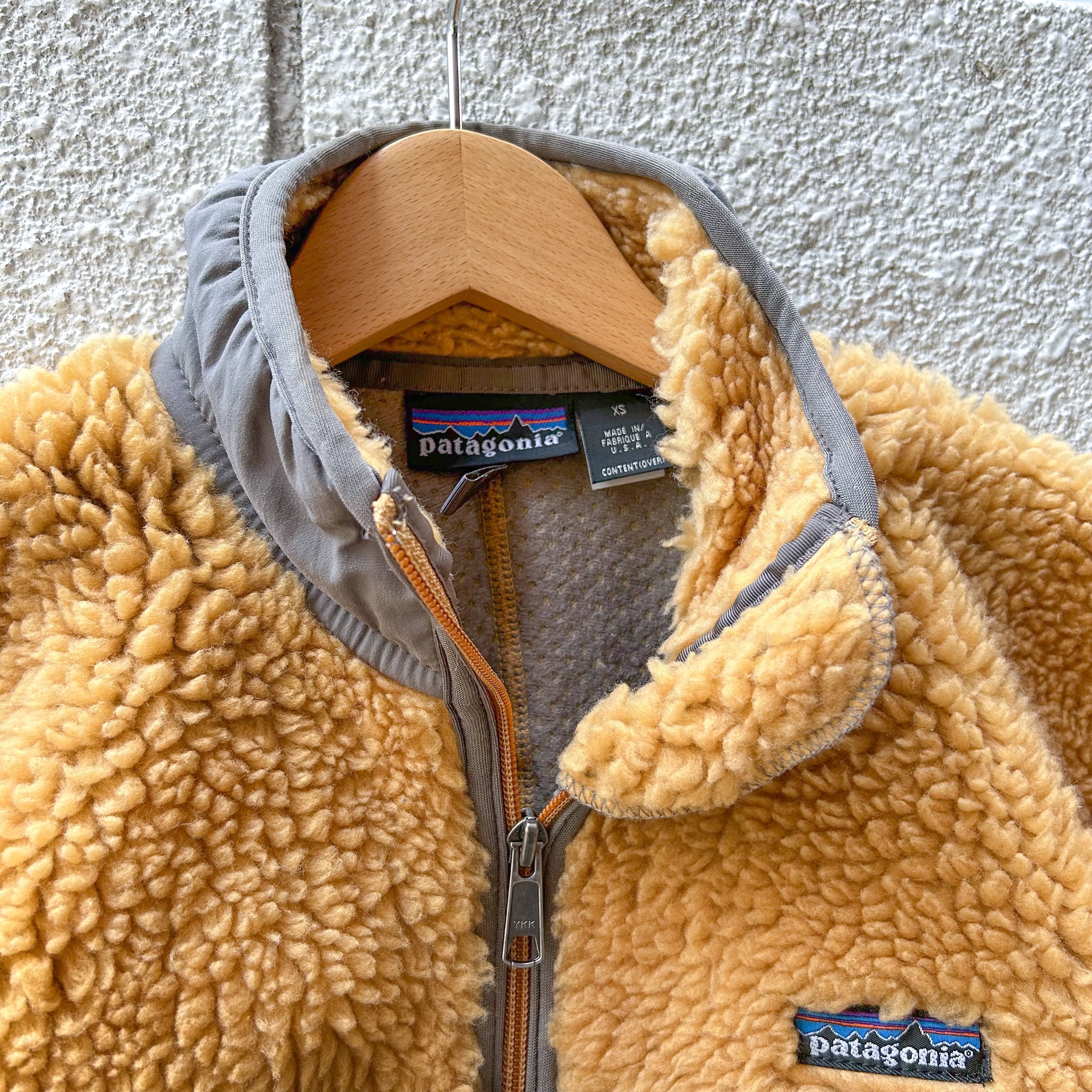 02年 USA製 Patagonia Classic Retro Cardigan テキーラゴールド