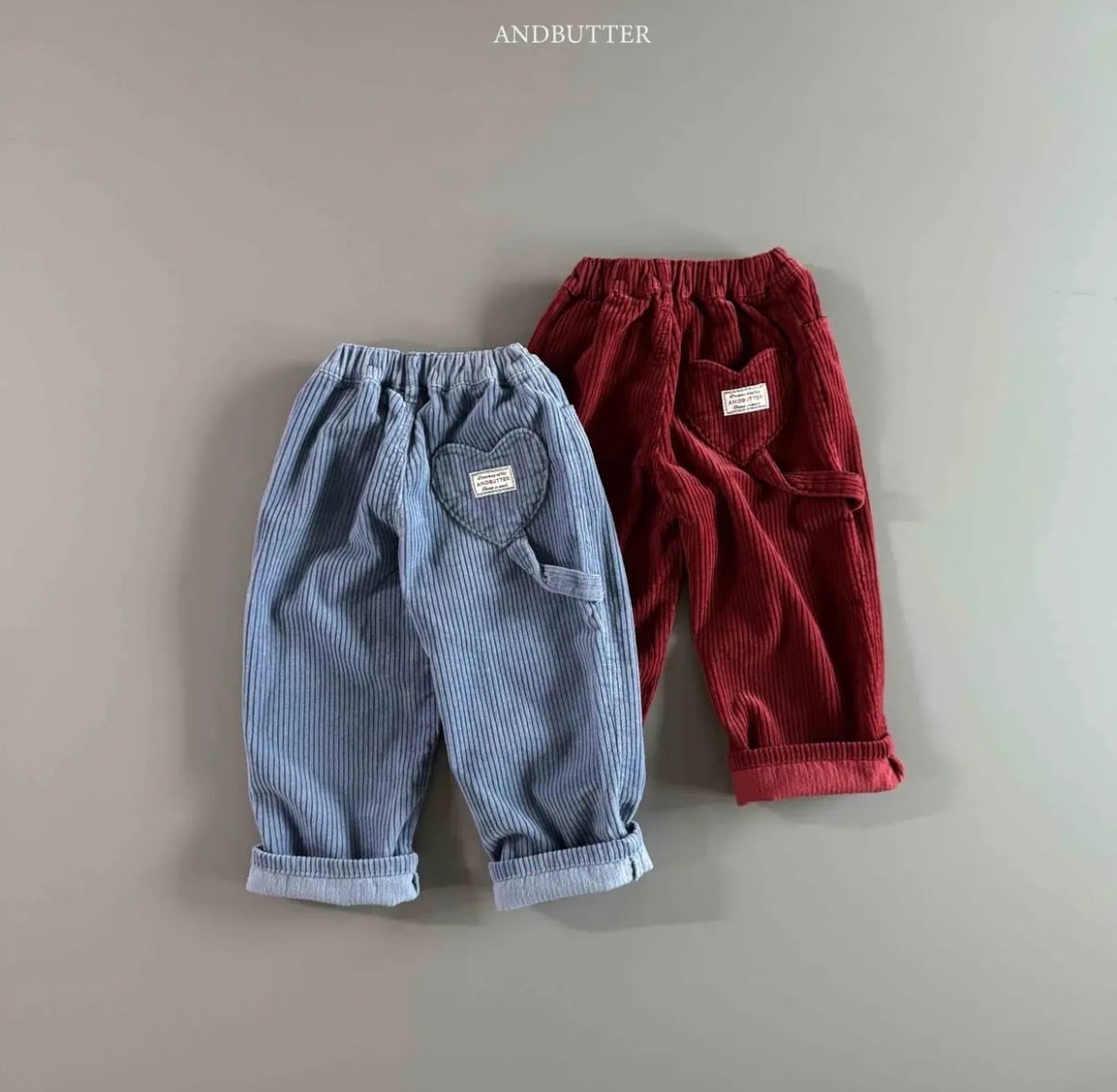 *即納* ANDBUTTER ラブリングコーデュロイパンツ ジュニア