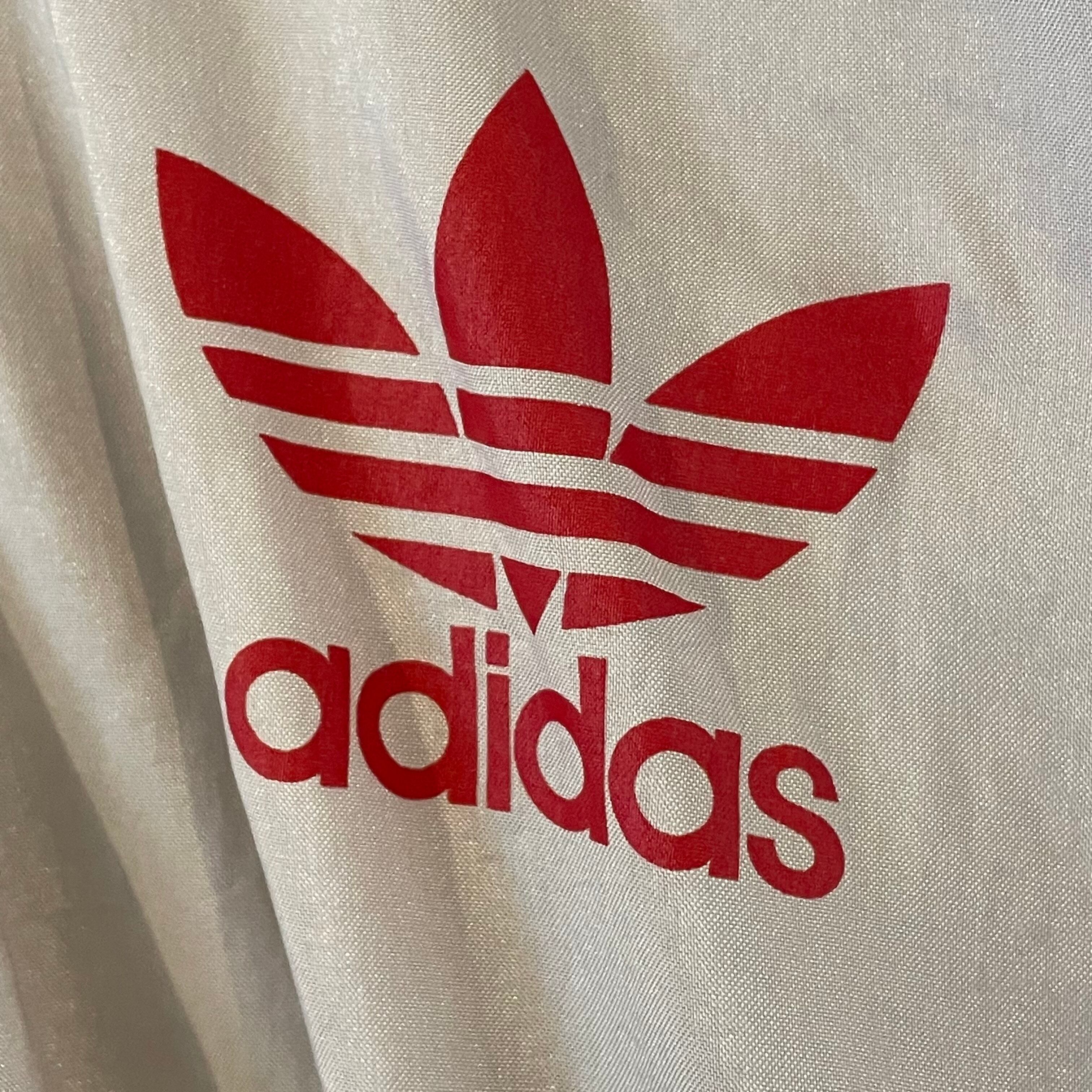 adidas トラックパンツ レトロ 万国旗タグ Mサイズ